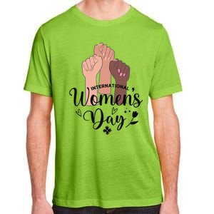 Womens IWD Gender Equality Break The Bias, International Womens Day Adult ChromaSoft Performance T-Shirt