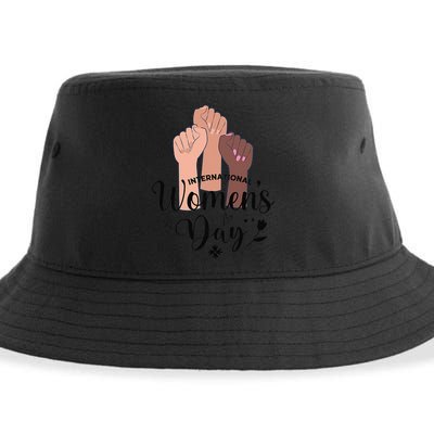 Womens IWD Gender Equality Break The Bias, International Womens Day Sustainable Bucket Hat