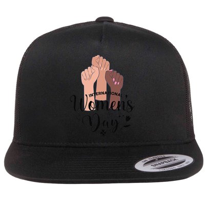 Womens IWD Gender Equality Break The Bias, International Womens Day Flatbill Hat