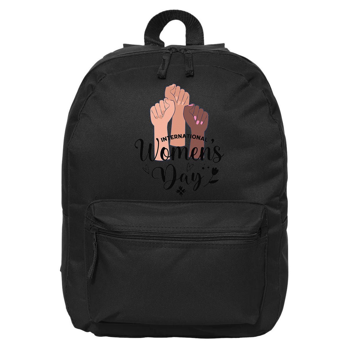 Womens IWD Gender Equality Break The Bias, International Womens Day 16 in Basic Backpack