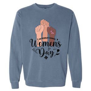 Womens IWD Gender Equality Break The Bias, International Womens Day Garment-Dyed Sweatshirt