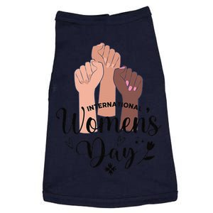 Womens IWD Gender Equality Break The Bias, International Womens Day Doggie Tank