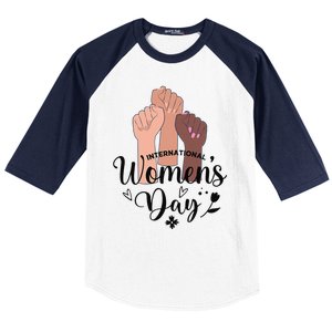 Womens IWD Gender Equality Break The Bias, International Womens Day Baseball Sleeve Shirt