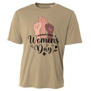 Womens IWD Gender Equality Break The Bias, International Womens Day Cooling Performance Crew T-Shirt