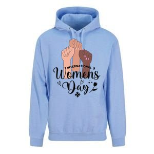 Womens IWD Gender Equality Break The Bias, International Womens Day Unisex Surf Hoodie