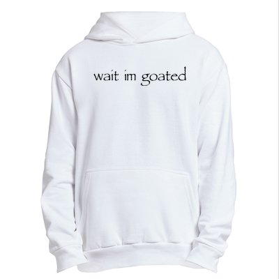 Wait I’m Goated Funny Urban Pullover Hoodie