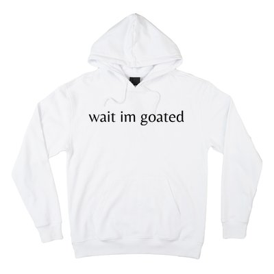 Wait Im Goated Funny Meme Hoodie