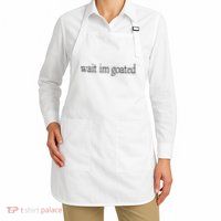Wait I’m Goated Funny Tee Apron