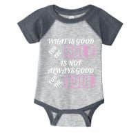 What Is Good For The Hole Is Not Always Good For The Soul Infant Baby Jersey Bodysuit