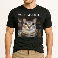 Wait IM Goated Silly Cat Meme Performance Shirt