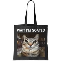 Wait IM Goated Silly Cat Meme Bag