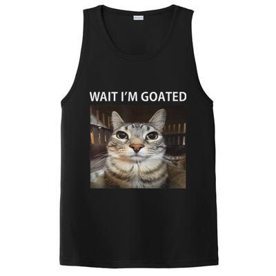 Wait IM Goated Silly Cat Meme PosiCharge Competitor Tank