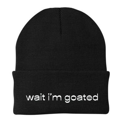 Wait IM Goated Funny Meme Beanie