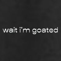 Wait IM Goated Funny Meme Golf Towel