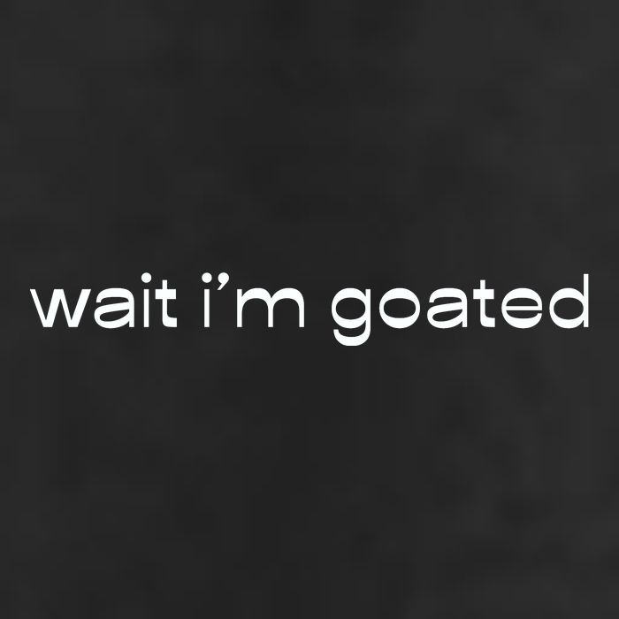 Wait IM Goated Funny Meme Golf Towel