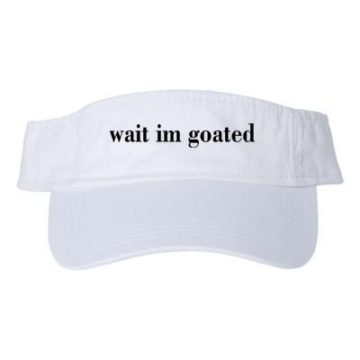 Wait Im Goated Funny Meme Visor