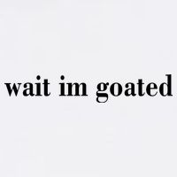 Wait Im Goated Funny Meme Kids T-Shirt