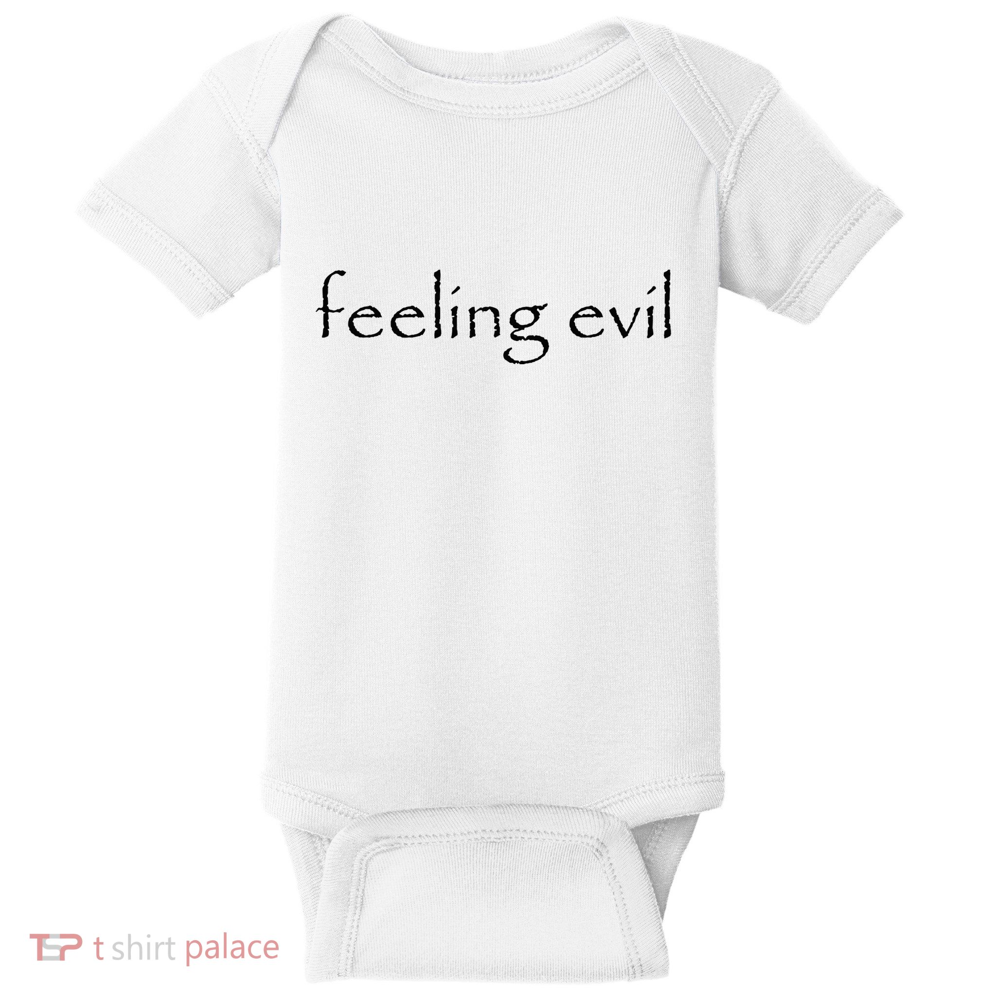 Wait IM Goated Funny Meme Feeling Evil Baby Bodysuit