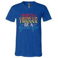 When I Grow Up I Wanna Be A Golden Gift V-Neck T-Shirt