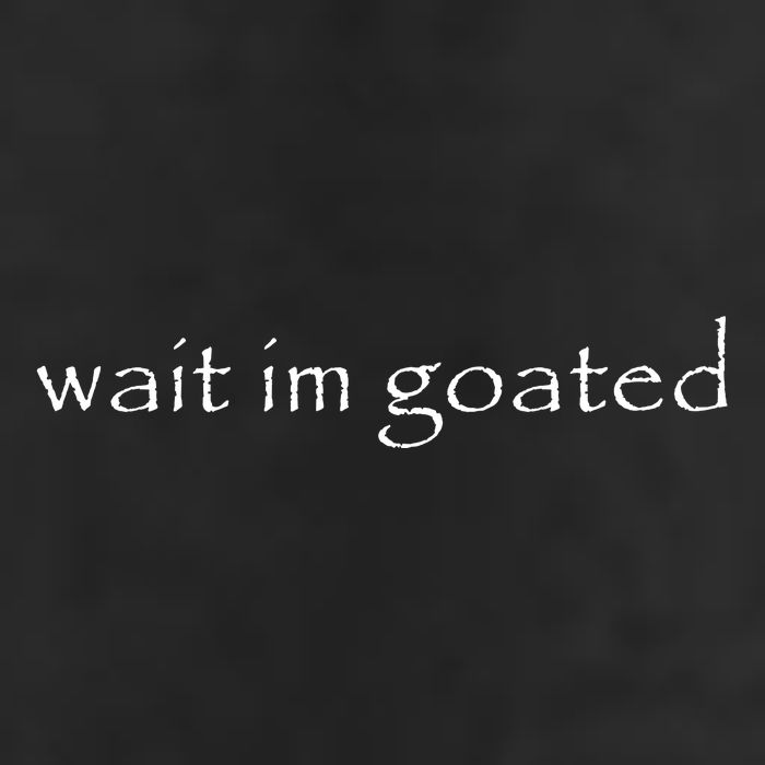 Wait Im Goated Funny Cool Comfort Performance Bucket Hat