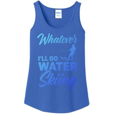 Whatever Ill Go Water Skiing Surface Water Sport Ski Gift Ladies Essential Tank