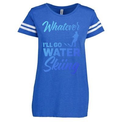 Whatever Ill Go Water Skiing Surface Water Sport Ski Gift Enza Ladies Jersey Football T-Shirt