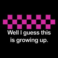 Well I Guess This Is Growing Up Pom Pom 12in Knit Beanie