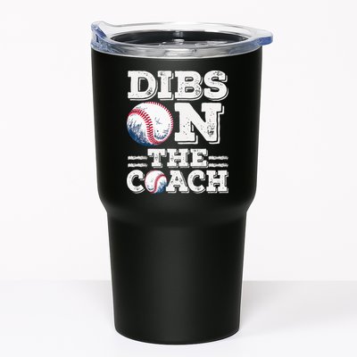 Womens Ive Got Dibs On The Coach Funny Baseball Coach Tumbler