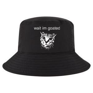 Wait IM Goated Funny Cat Meme Cool Comfort Performance Bucket Hat