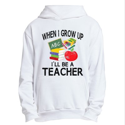 When I Grow Up ILl Be A Teacher Urban Pullover Hoodie