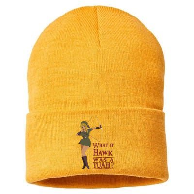 What If Hawk Was A Tuah Sustainable Knit Beanie