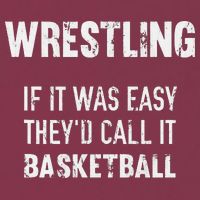 Wrestling If It Was Easy They'd Call It Basketball  16oz Travel Tumbler