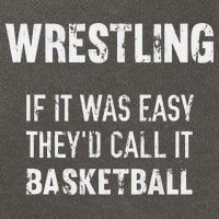 Wrestling If It Was Easy They'd Call It Basketball  Cotton Canvas Backpack