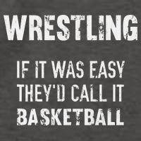 Wrestling If It Was Easy They'd Call It Basketball  Vector Backpack