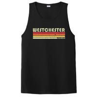 Westchester Il Illinois Funny City Home Roots Gift Retro 80s PosiCharge Competitor Tank