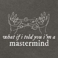What If I Told You IM A Mastermind Cotton Canvas Backpack