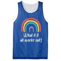 What If It All Works Out? Rainbow S Love Gift Mesh Reversible Basketball Jersey Tank