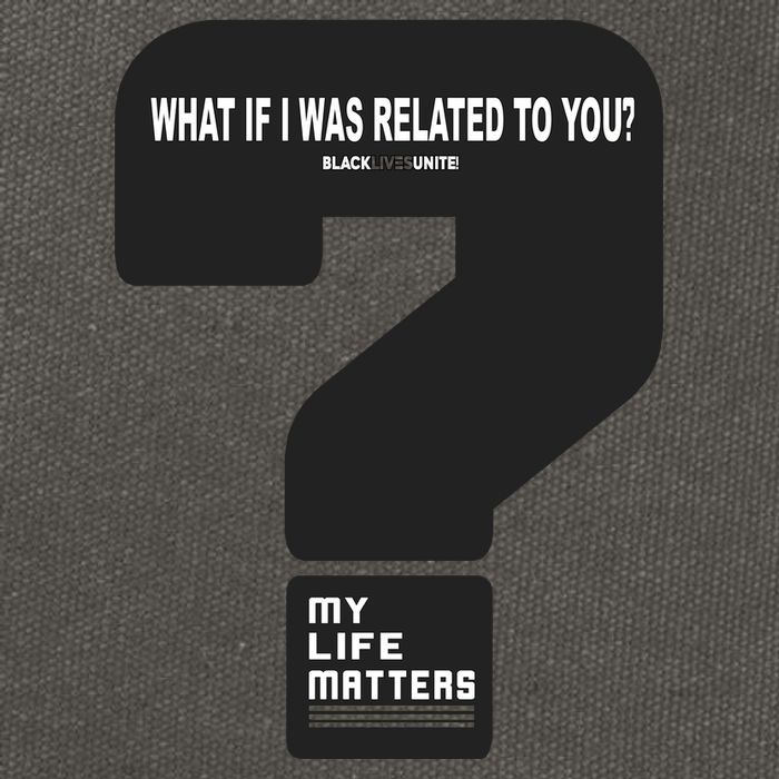 What If I Was Related To You? Cotton Canvas Backpack