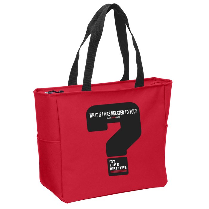 What If I Was Related To You? Zip Tote Bag