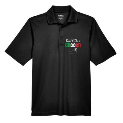 Words In Italian Chooch Italian Funny Italy Gift Men's Origin Performance Pique Polo