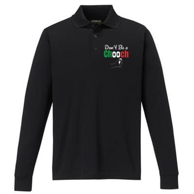 Words In Italian Chooch Italian Funny Italy Gift Performance Long Sleeve Polo