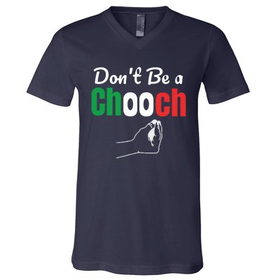 Words In Italian Chooch Italian Funny Italy Gift V-Neck T-Shirt