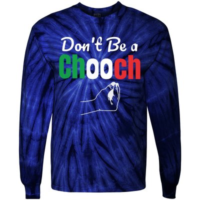 Words In Italian Chooch Italian Funny Italy Gift Tie-Dye Long Sleeve Shirt