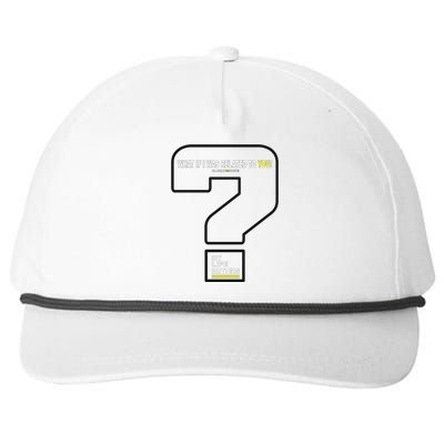 What If I Was Related To You? Snapback Five-Panel Rope Hat