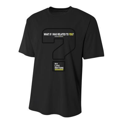 What If I Was Related To You? Youth Performance Sprint T-Shirt