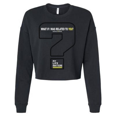 What If I Was Related To You? Cropped Pullover Crew
