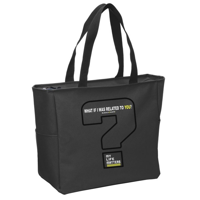 What If I Was Related To You? Zip Tote Bag