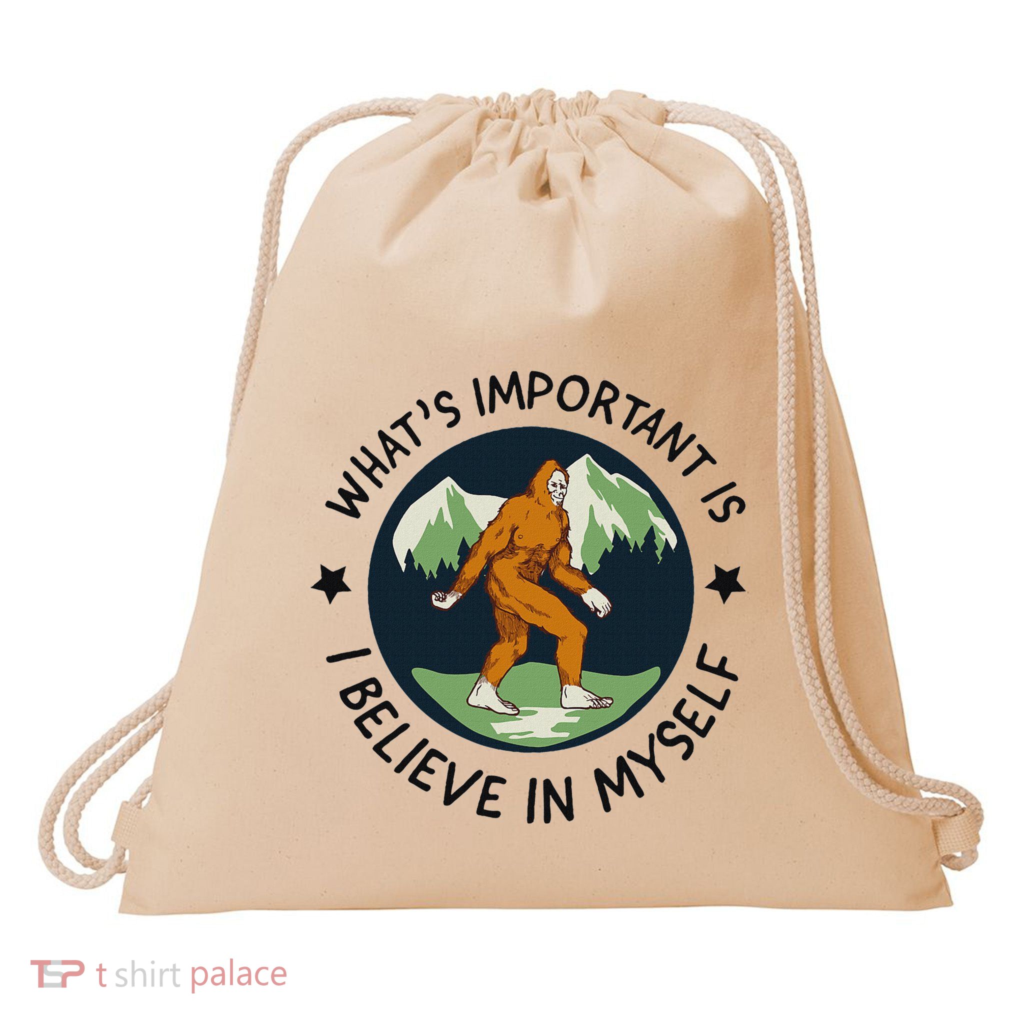 WhatS Important Is I Believe In Myself Drawstring Bag