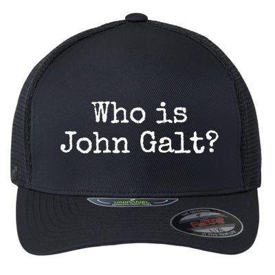 Who Is John Galt Flexfit Unipanel Trucker Cap