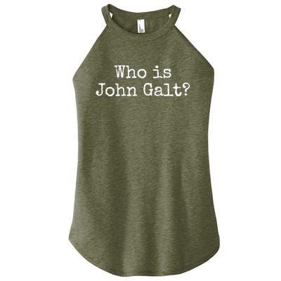 Who Is John Galt Women’s Perfect Tri Rocker Tank